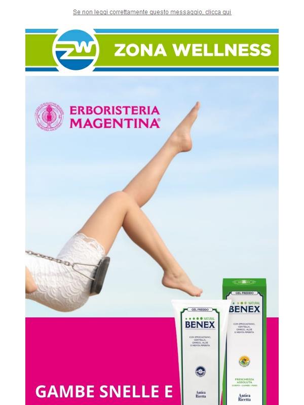 💃 GAMBE SNELLE E LEGGERE CON BENEX DI ERBORISTERIA MAGENTINA