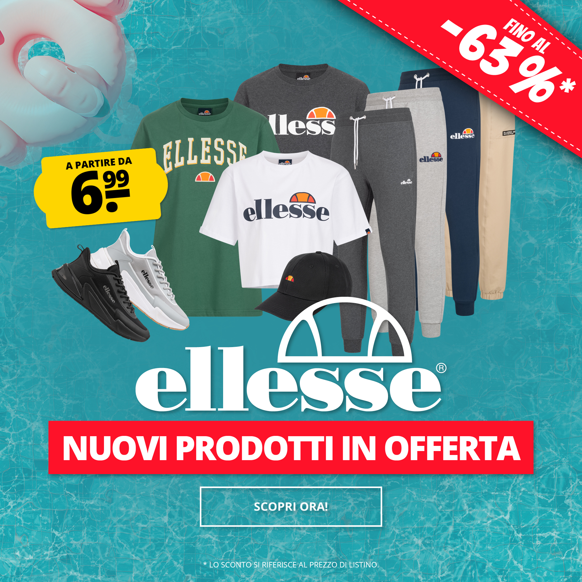 ellesse Nuovi prodotti in offerta a partire da 6,99 €