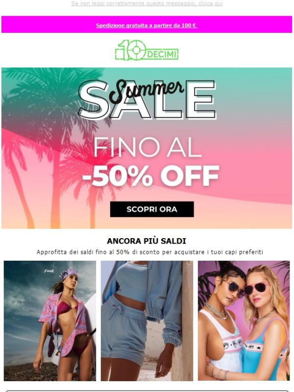 Fino 50% OFF 🔥 Gli sconti aumentano!