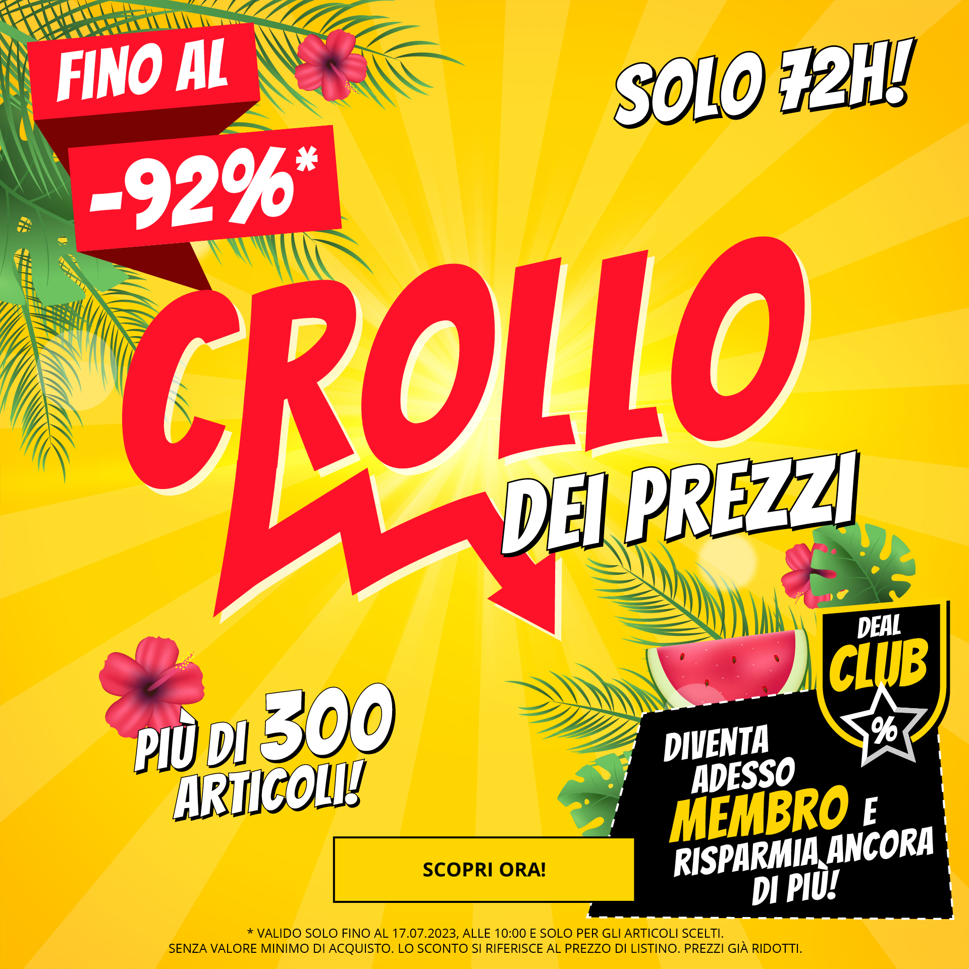 PREISSTURZ Crollo dei prezzi solo  €