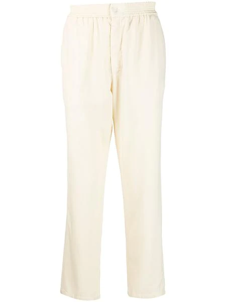 carrot fit pant elastic waistband