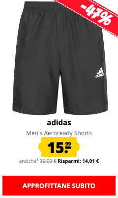 adidas Men's Aeroready Shorts solo 15,99 €!