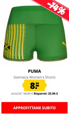 PUMA Giamaica Women's Shorts solo 8,99 €!