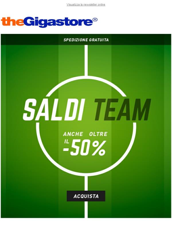 I saldi continuano: scopri la selezione team in saldo!