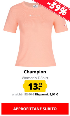 Champion Women's T-Shirt solo 13,99 €!