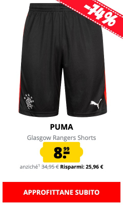 PUMA Glasgow Rangers Shorts solo 8,99 €!