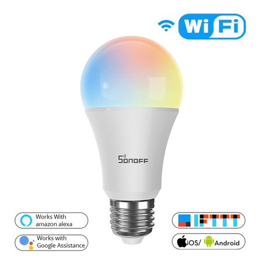 Lampadina Led Smart SONOFF B05-B-A60 E27 9W WiFi RGB Dimmerabile