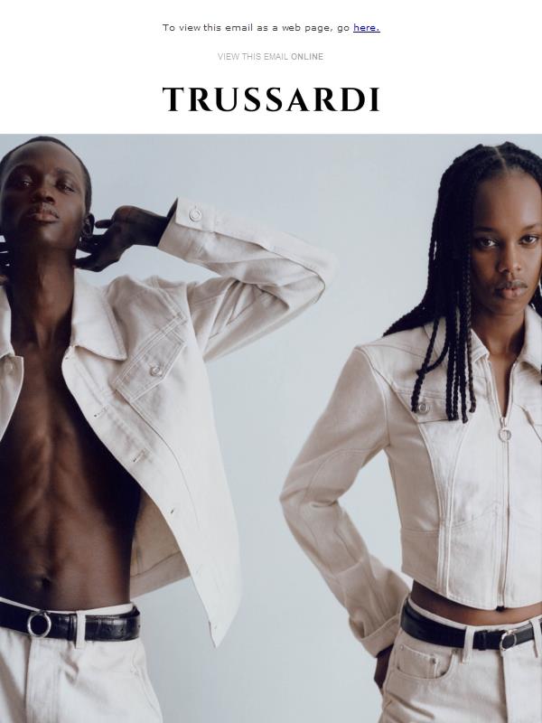 Denim bianchi per l'estate