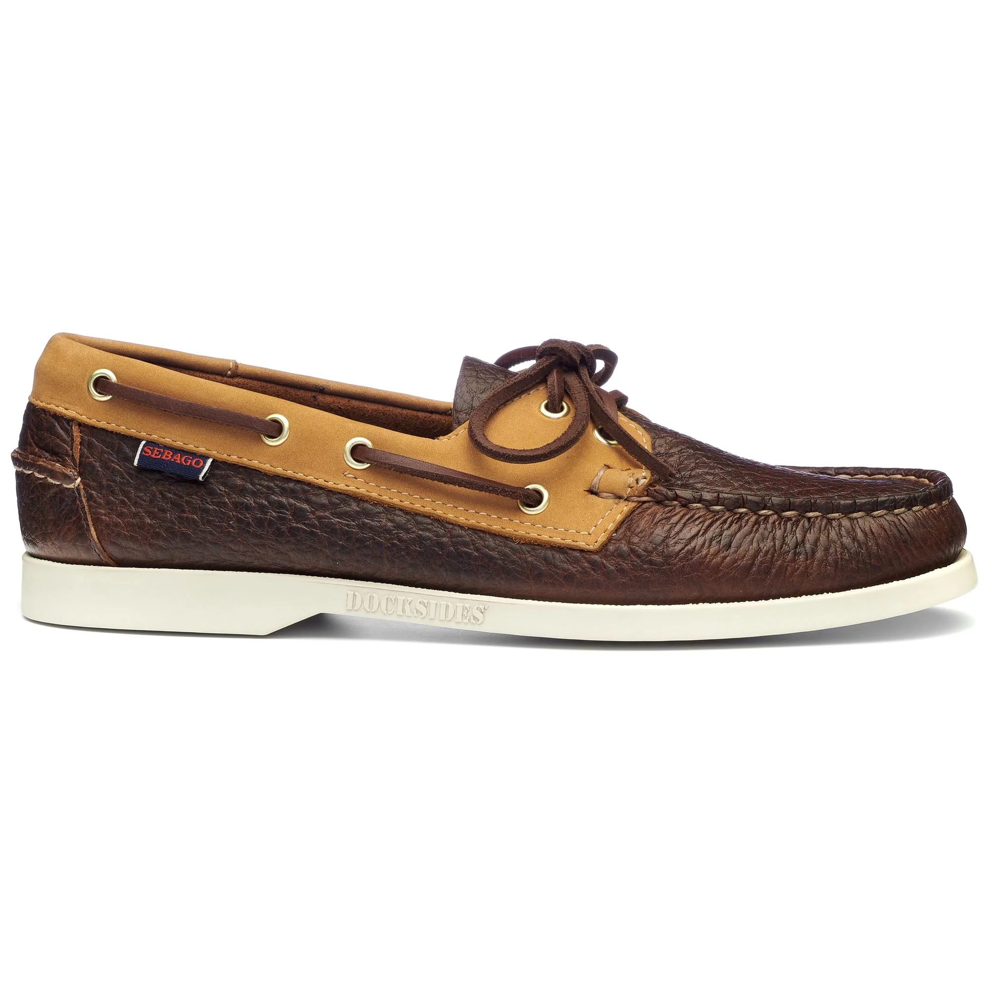 Image of PORTLAND PREMIUM MUS-WT - Docksides - Mocassin - Man - DK BROWN-BROWN TAN
