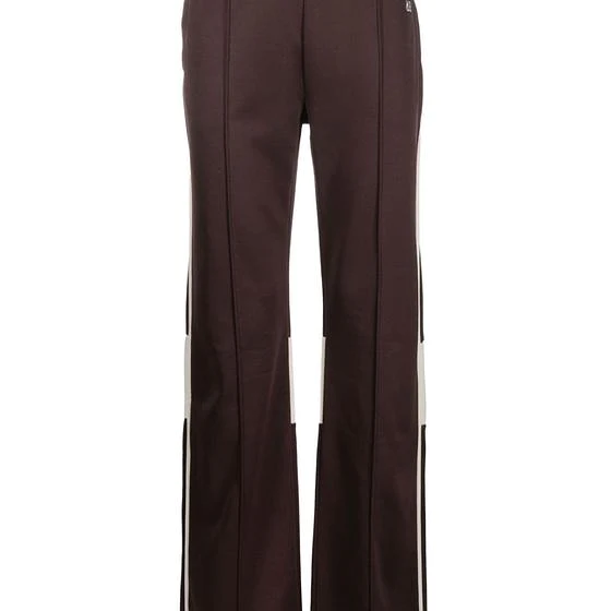 pantalone track marrone