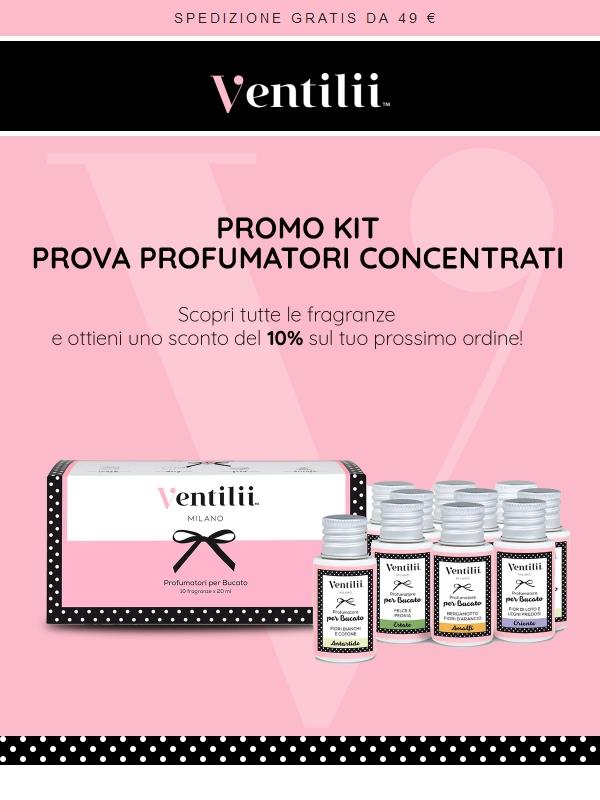 Prova il kit profumatori bucato e ricevi un buono sconto!