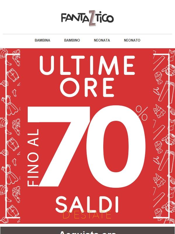 Ultime occasioni fino al -70% di sconto!
