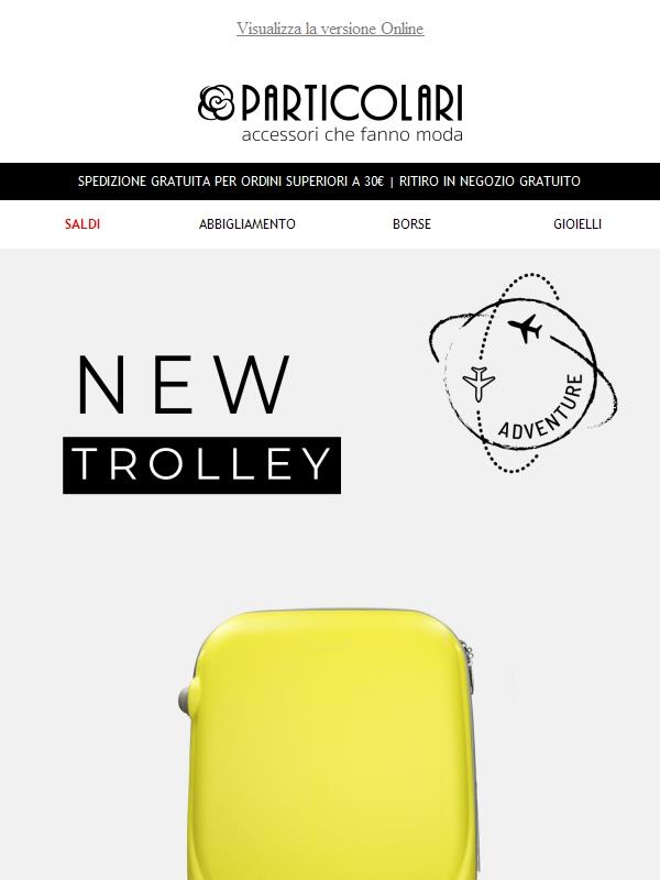 NEW TROLLEY online e in store ✈️