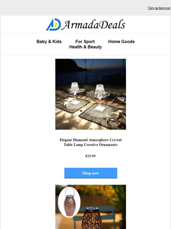 You have a sale notification