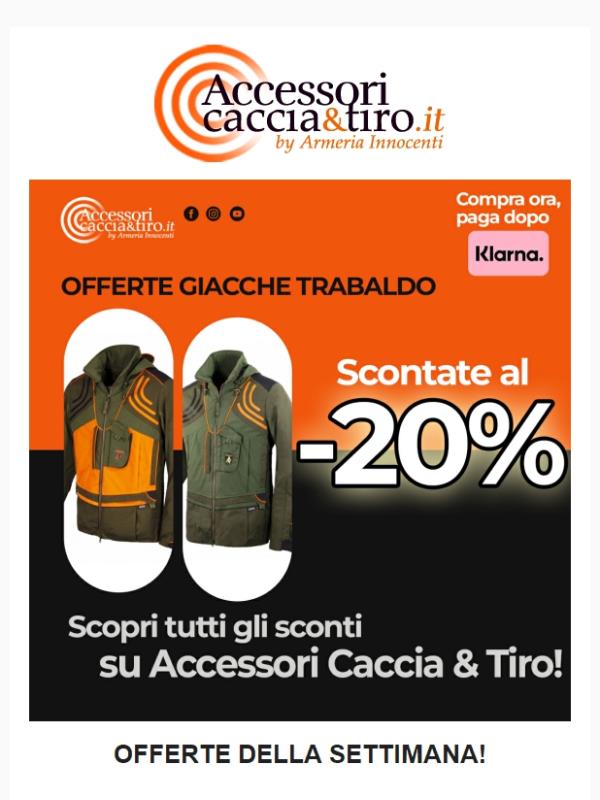 Giacche Trabaldo Scontate al 20% 🤯