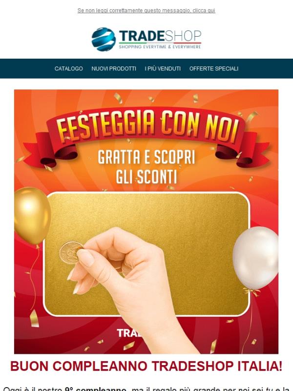 Gratta e scopri cosa abbiamo riservato per te! 🎂✨