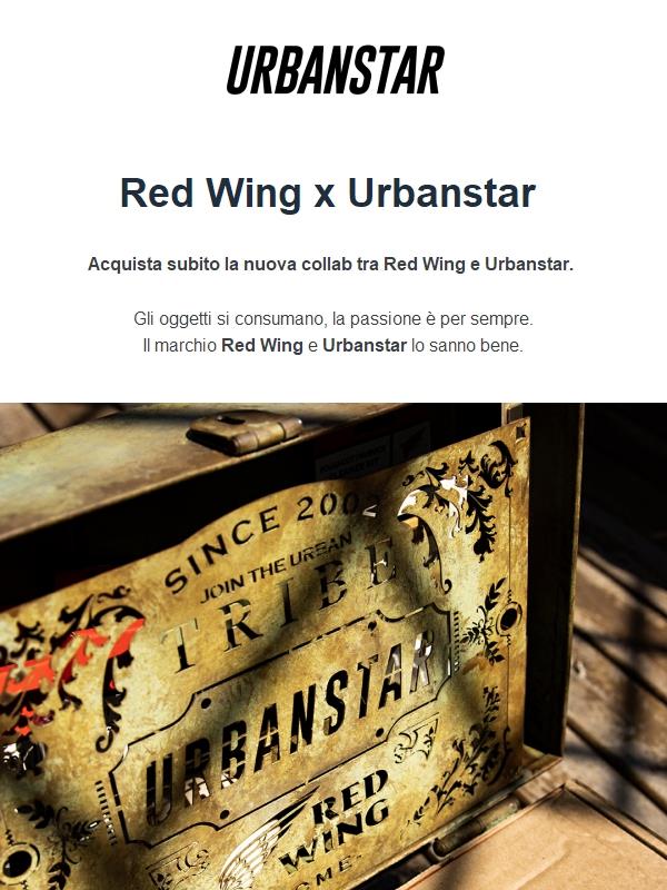 Red Wing x Urbanstar: Acquista ora!