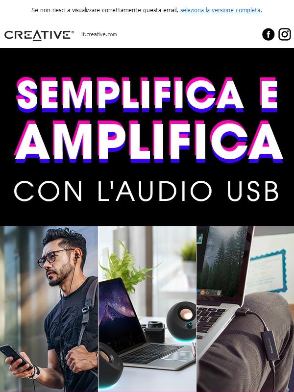 Audio USB: il nuovo standard nel suono ad alta fedeltà