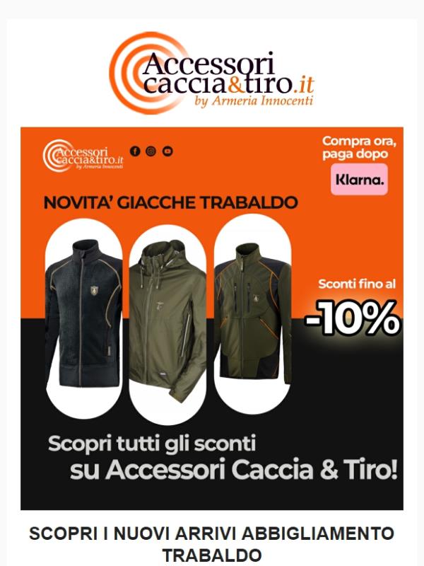Novità Trabaldo Scontate al 10%! 🤯