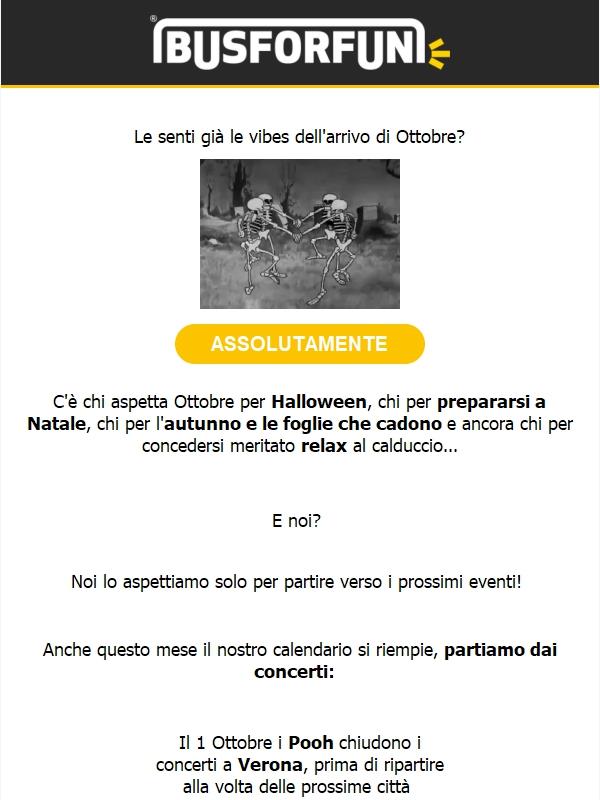 Ottobre sta arrivando: ecco gli eventi da non farsi scappare 🚀