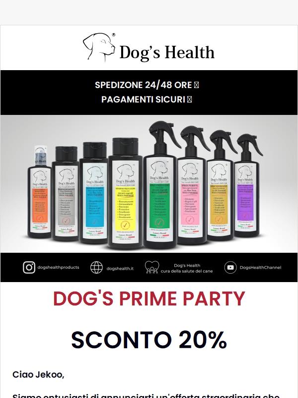 20% DI SCONTO ESCLUSIVO!