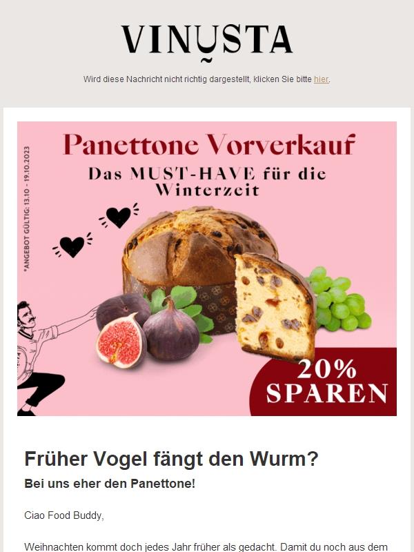-20%: italienischer Panettone und Pandoro 😋