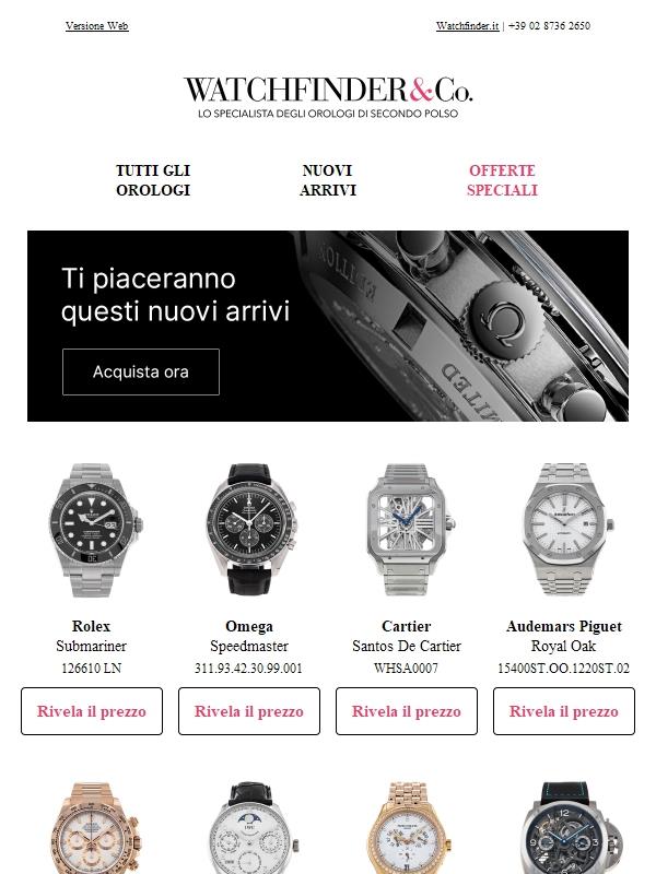 Nuovi modelli in stock | I modelli più caldi di Omega, Rolex e altri ancora