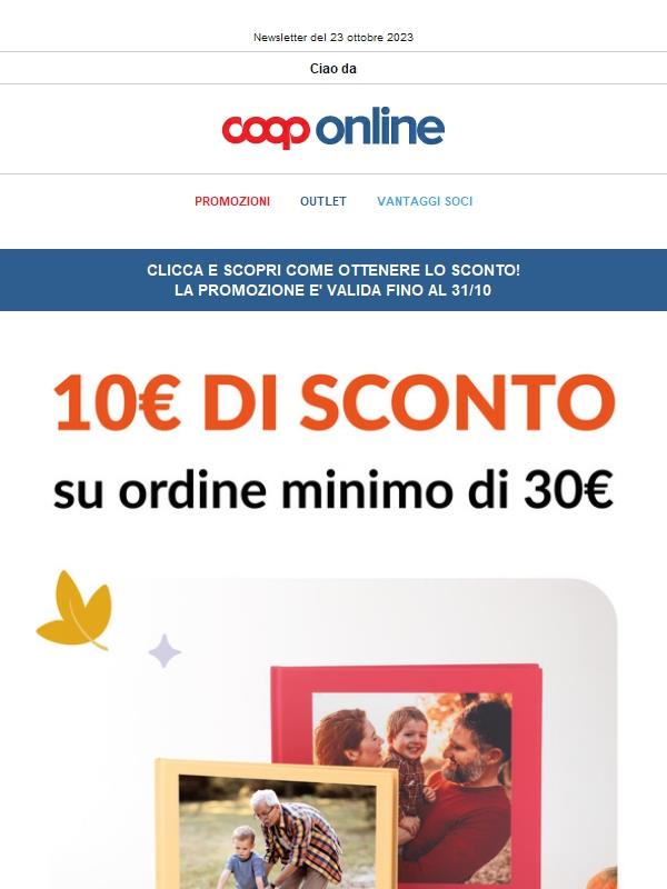 📸 Photosi: 10€ di sconto su un ordine minimo di 30€!