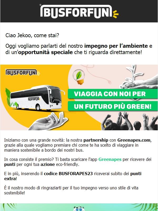 Oggi vogliamo parlarti del nostro impegno per l’ambiente e di un'opportunità speciale!