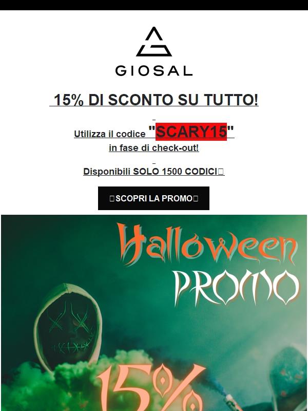 🔥15% DI SCONTO SU TUTTO!🔥