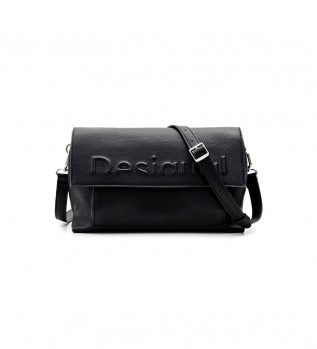 borsa-a-tracolla-media-half-logo-nera