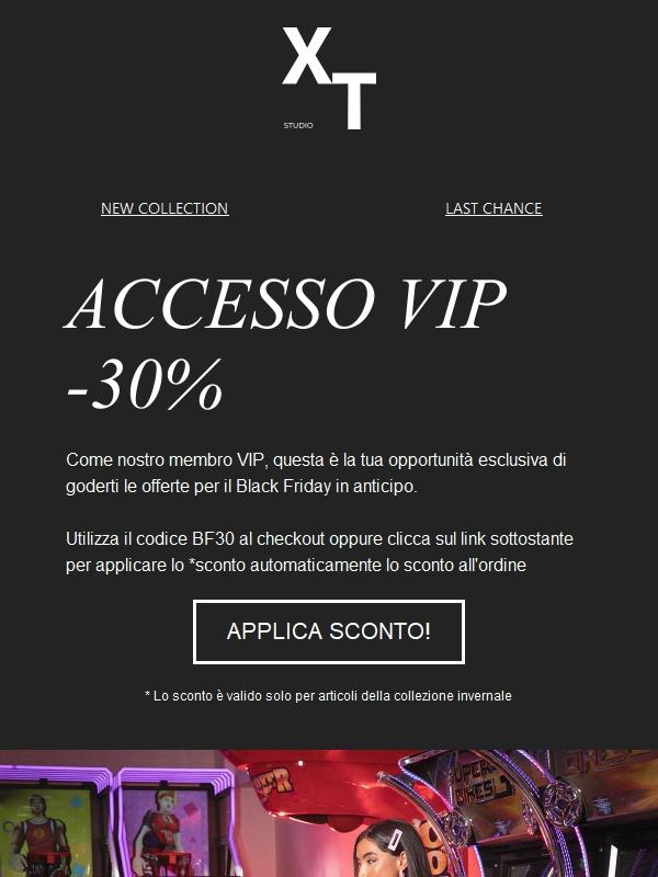 🔑 Accesso Black Friday:  sei dei nostri!