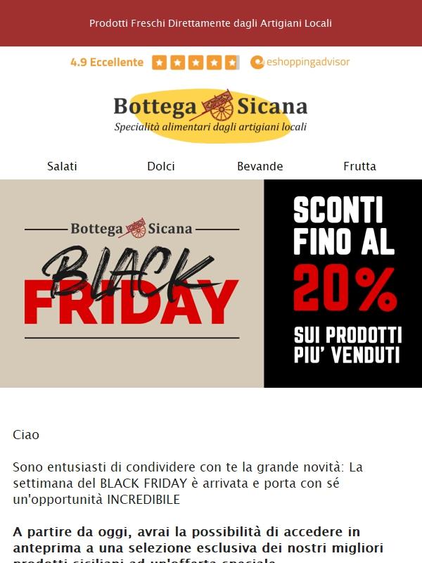 🚨La Settimana del BLACK FRIDAY è iniziata!🚨