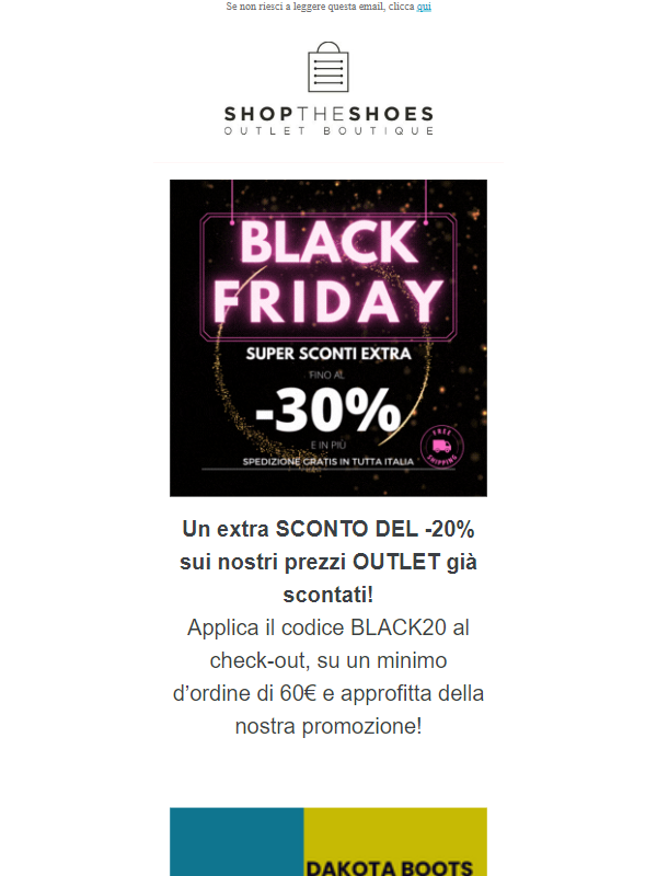 Un Black Friday da sogno