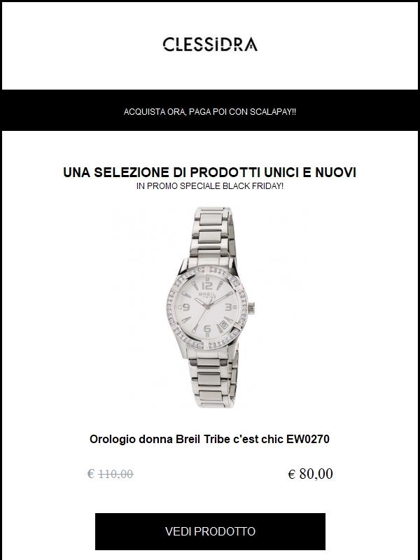 ECCO IL BLACK FRIDAY di CLESSIDRA!