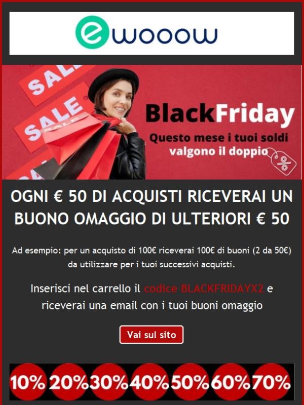Black Promo: i tuoi soldi valgono il doppio