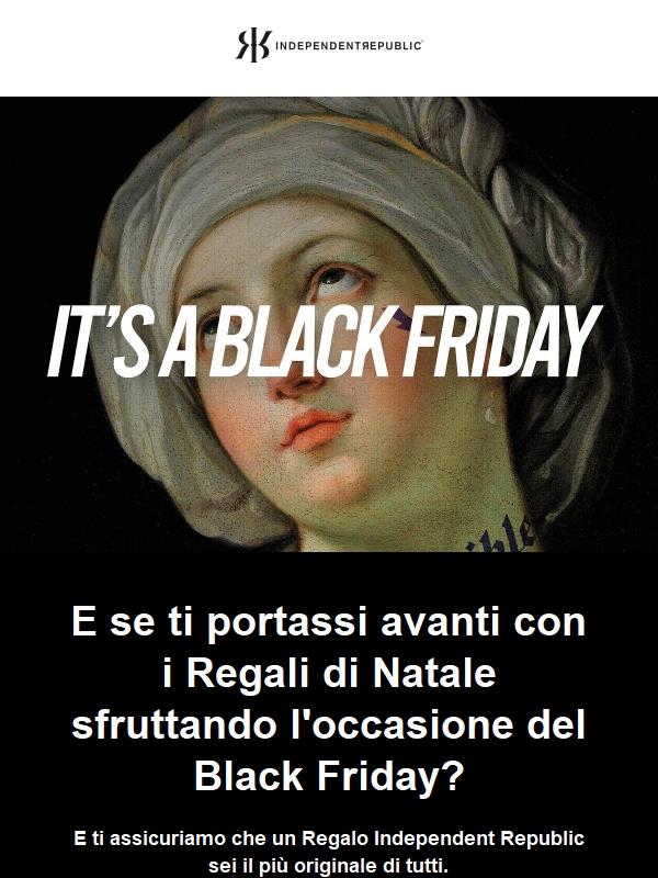 E se ti portassi avanti con i Regali di Natale sfruttando l'occasione del Black Friday?