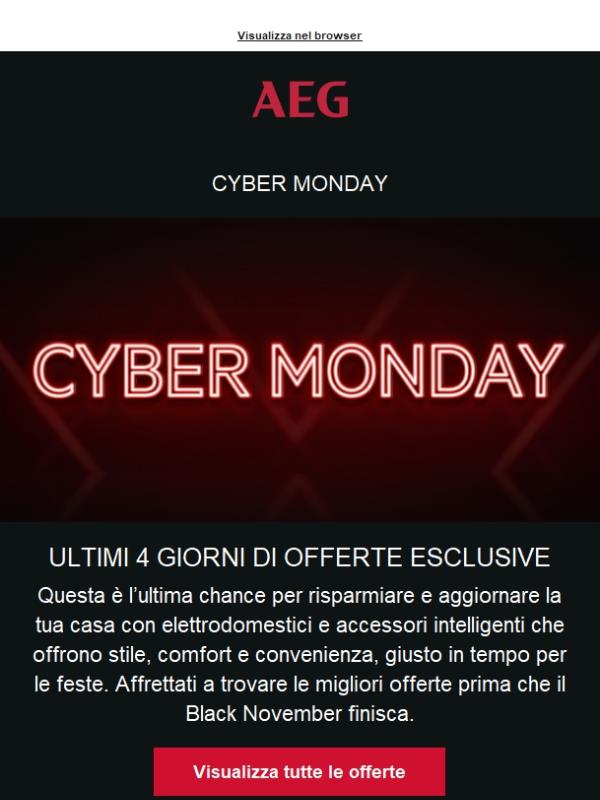 Sconti imbattibili per il Cyber Monday 💥