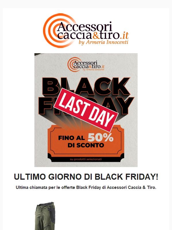 Ultimo Giorno di BLACK FRIDAY! Guarda le offerte