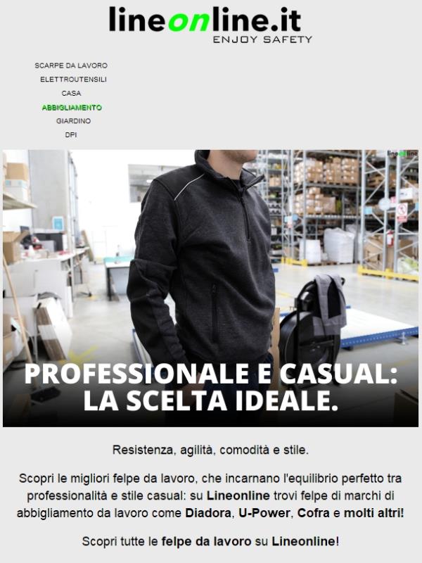 Professionale e casual: la tua scelta ideale👕