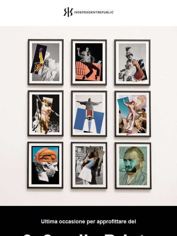 Domani termina il 3x2 sulla Prints collection