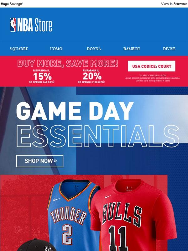NBA Store Buy More, Save More On Gameday Apparel! Jekoo