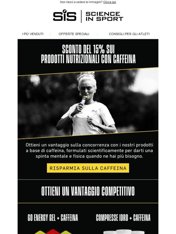 Ottieni un vantaggio competitivo con la caffeina ☕
