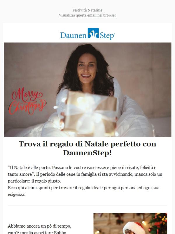 Trova il regalo perfetto con DaunenStep