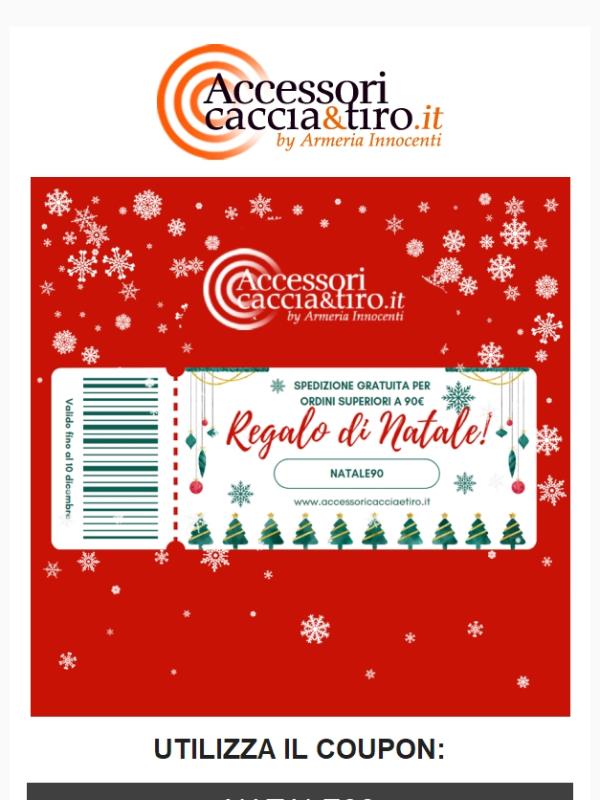🎅 Un REGALO per te: Coupon per Spedizione GRATUITA! 🎅