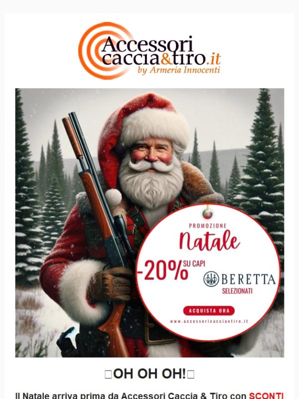 -20% su Abbigliamento Beretta Selezionato🎅