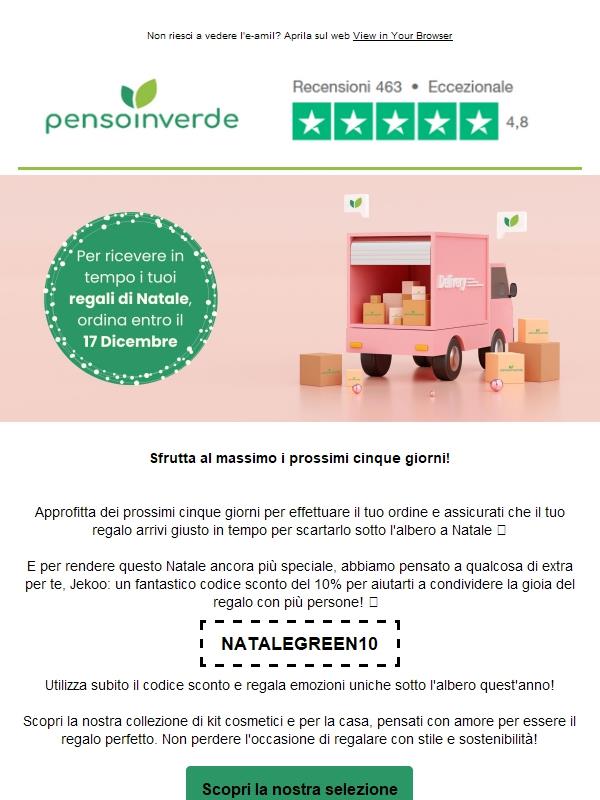 Hai fatto tutti i regali di Natale? Ecco uno sconto in più!
