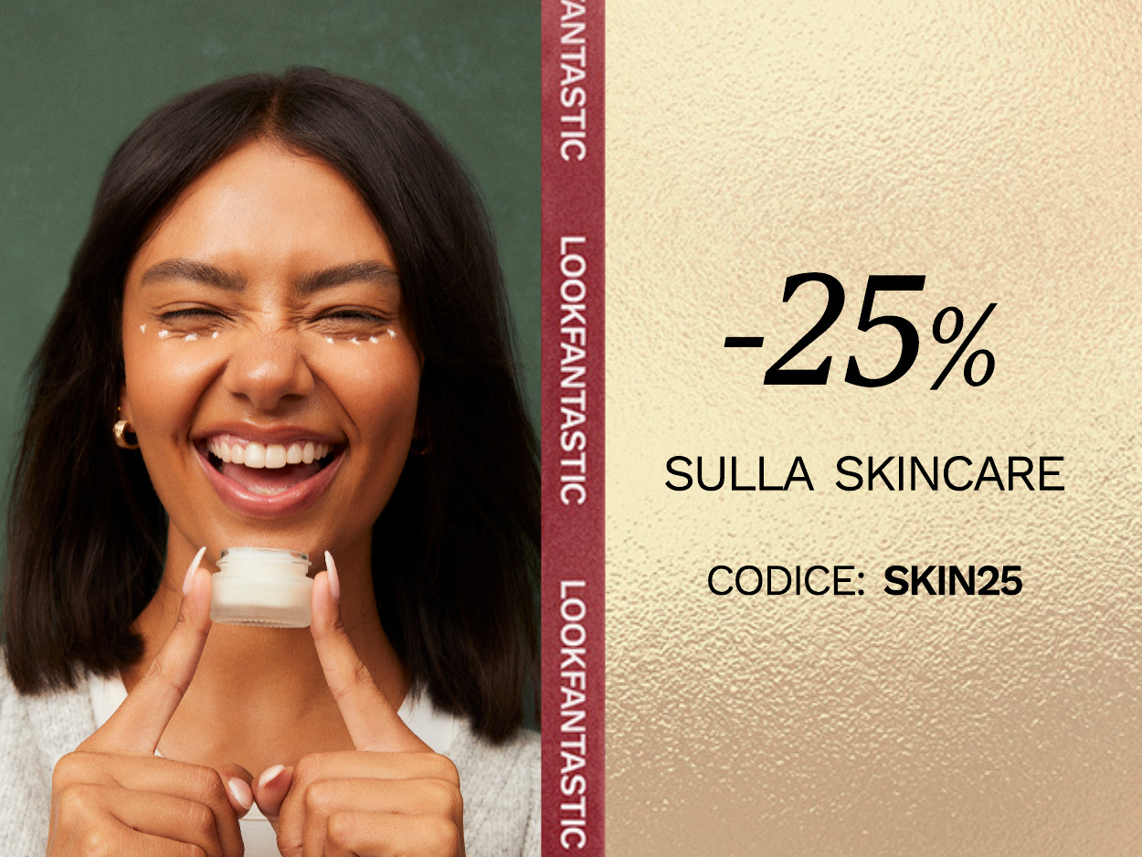 25 di sconto sulla skincare