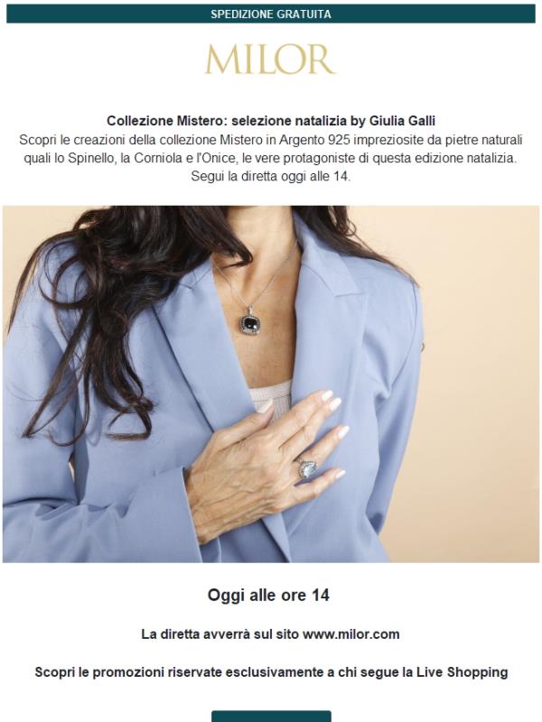 Collezione Mistero: segui la diretta, oggi alle 14