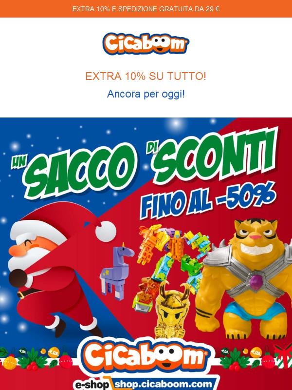 🎁 🎄 EXTRA10% ancora per oggi!